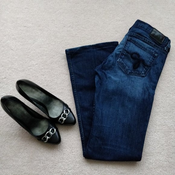 GUESS Foxy Flare Jeans Sz 27 - Picture 1 of 6